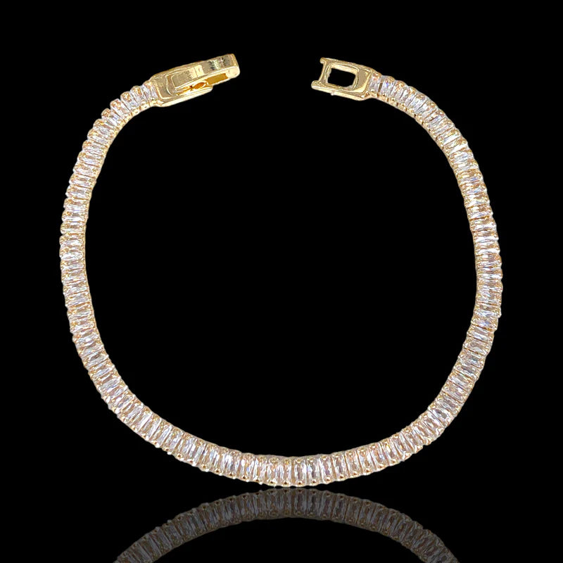 18k Gold Filled CZ Tennis Bracelet
