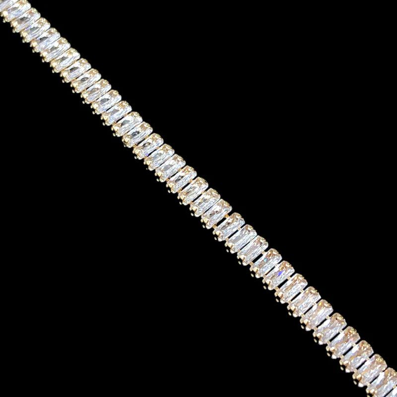 18k Gold Filled CZ Tennis Bracelet