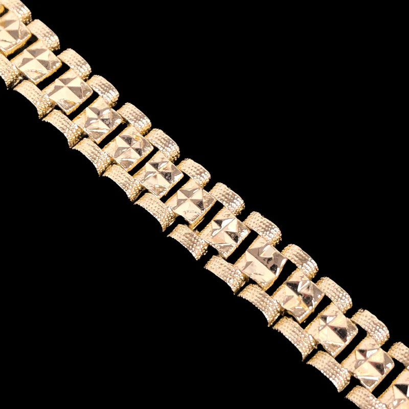 18k Gold Filled Rolex Style Bracelet