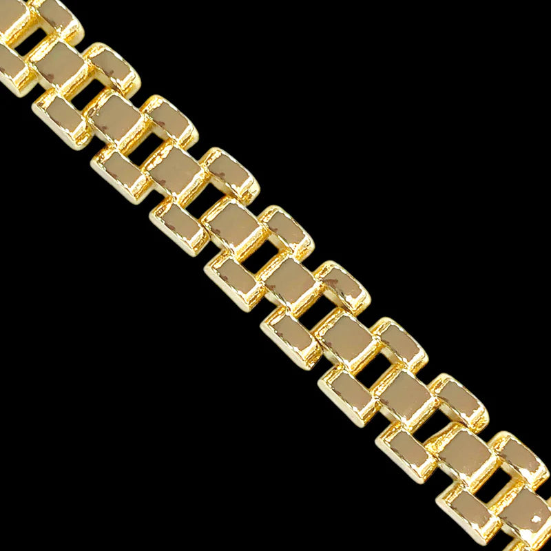 18k Gold Filled Jubilee Rolex Style Bracelet