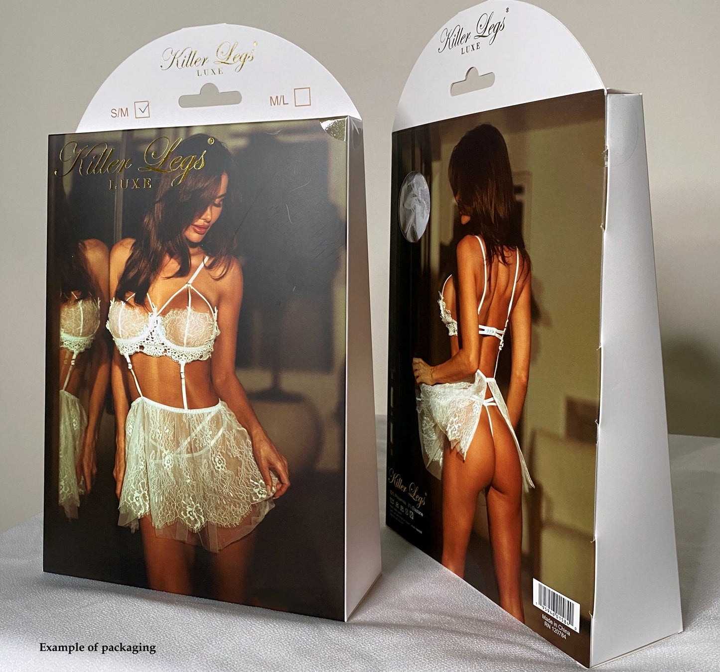 KILLER LEGS All Strapped In Two-piece Lingerie