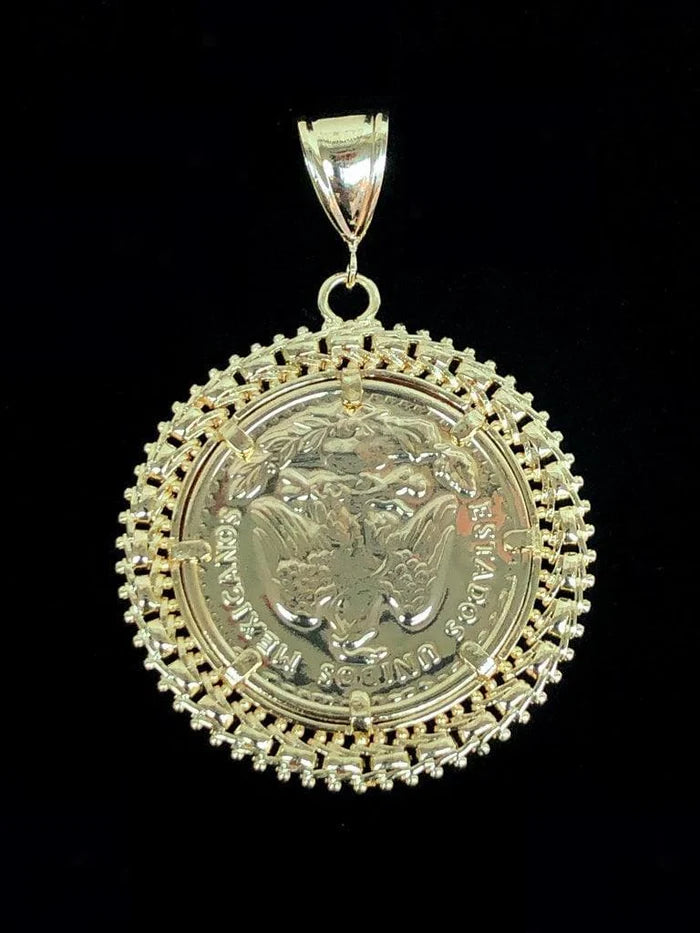 18K Gold Filled Rolex Frame Centanario Pendant