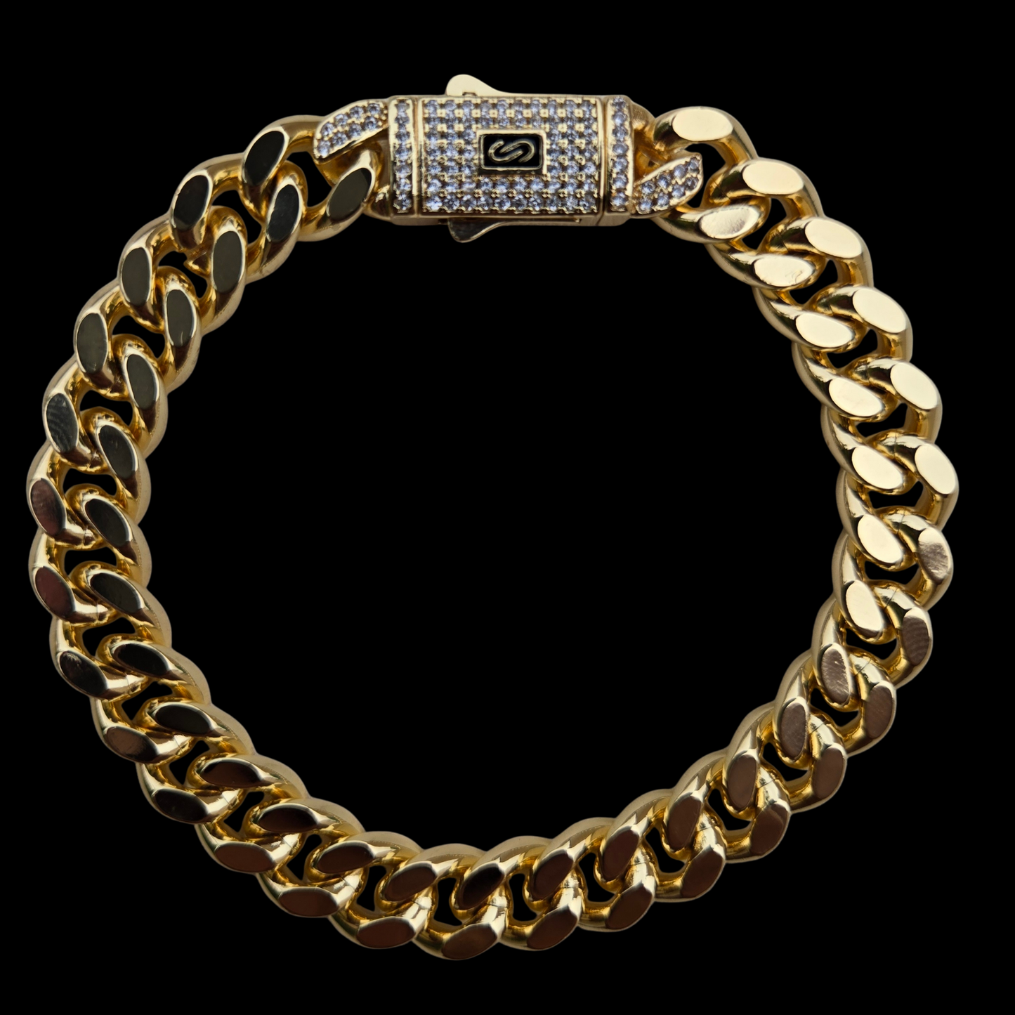 18k Gold Filled Miami Cuban Curb Chain Bracelet