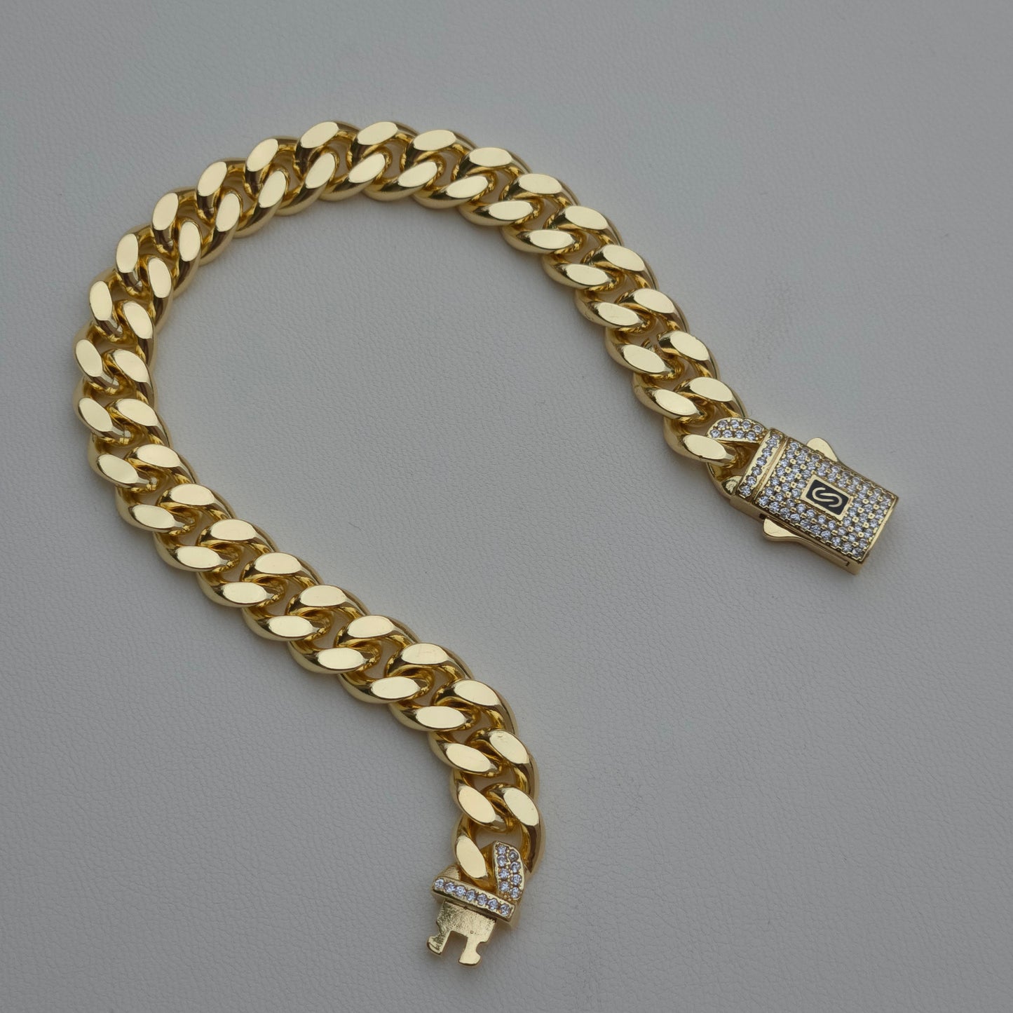 18k Gold Filled Miami Cuban Curb Chain Bracelet
