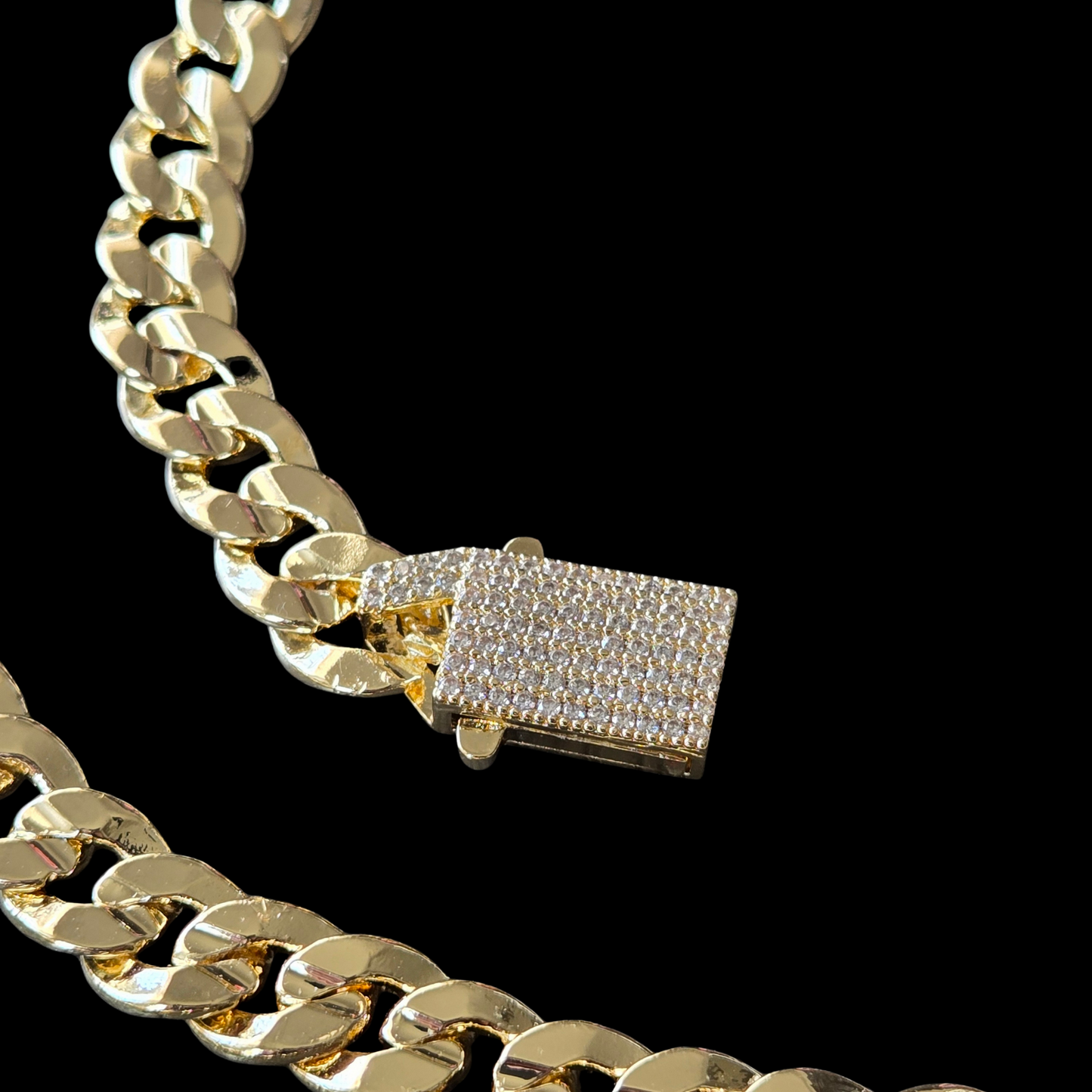 Cuban Link Chain 9mm Set