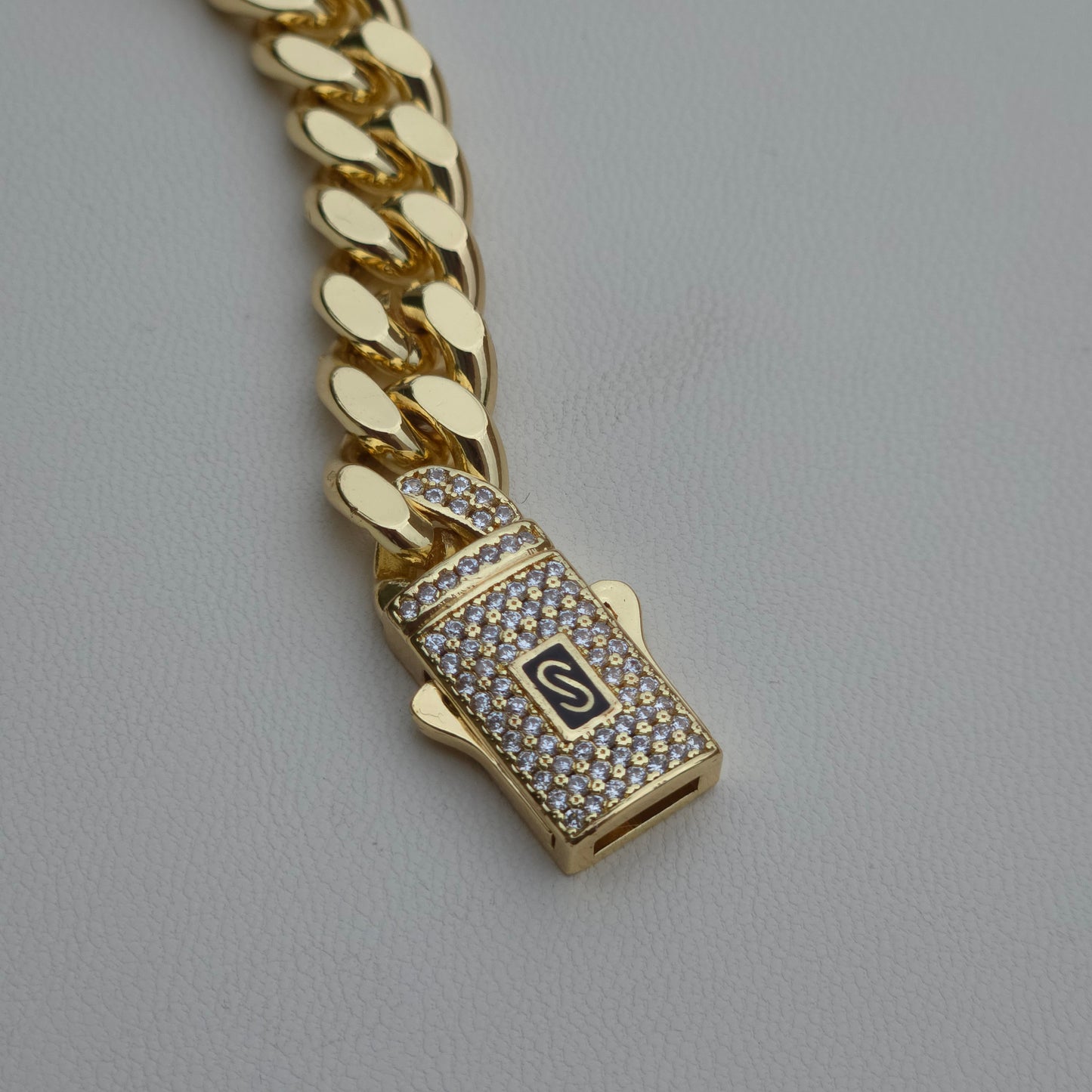 18k Gold Filled Miami Cuban Curb Chain Bracelet