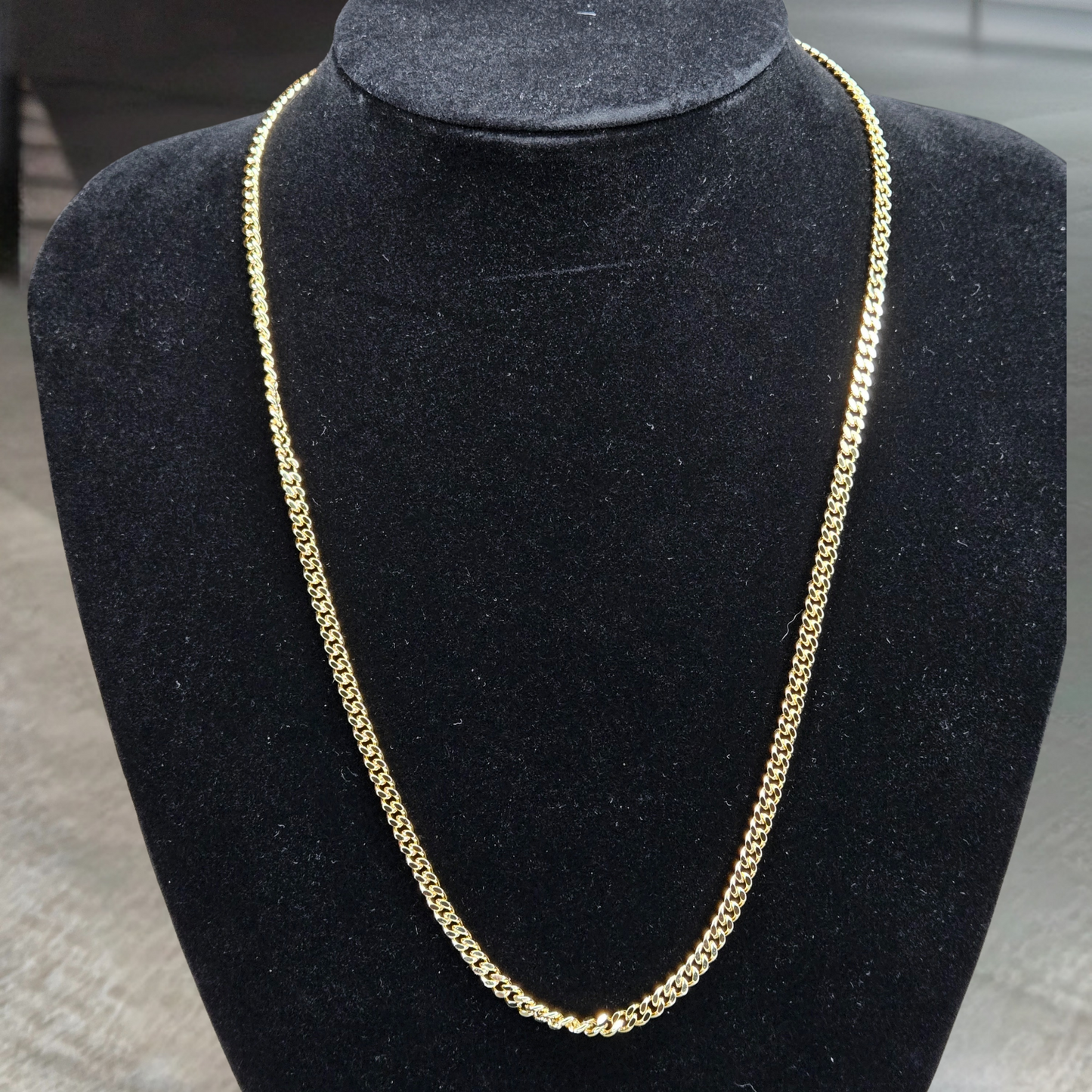 18k Gold Filled Cuban Link Chain 3.5mm
