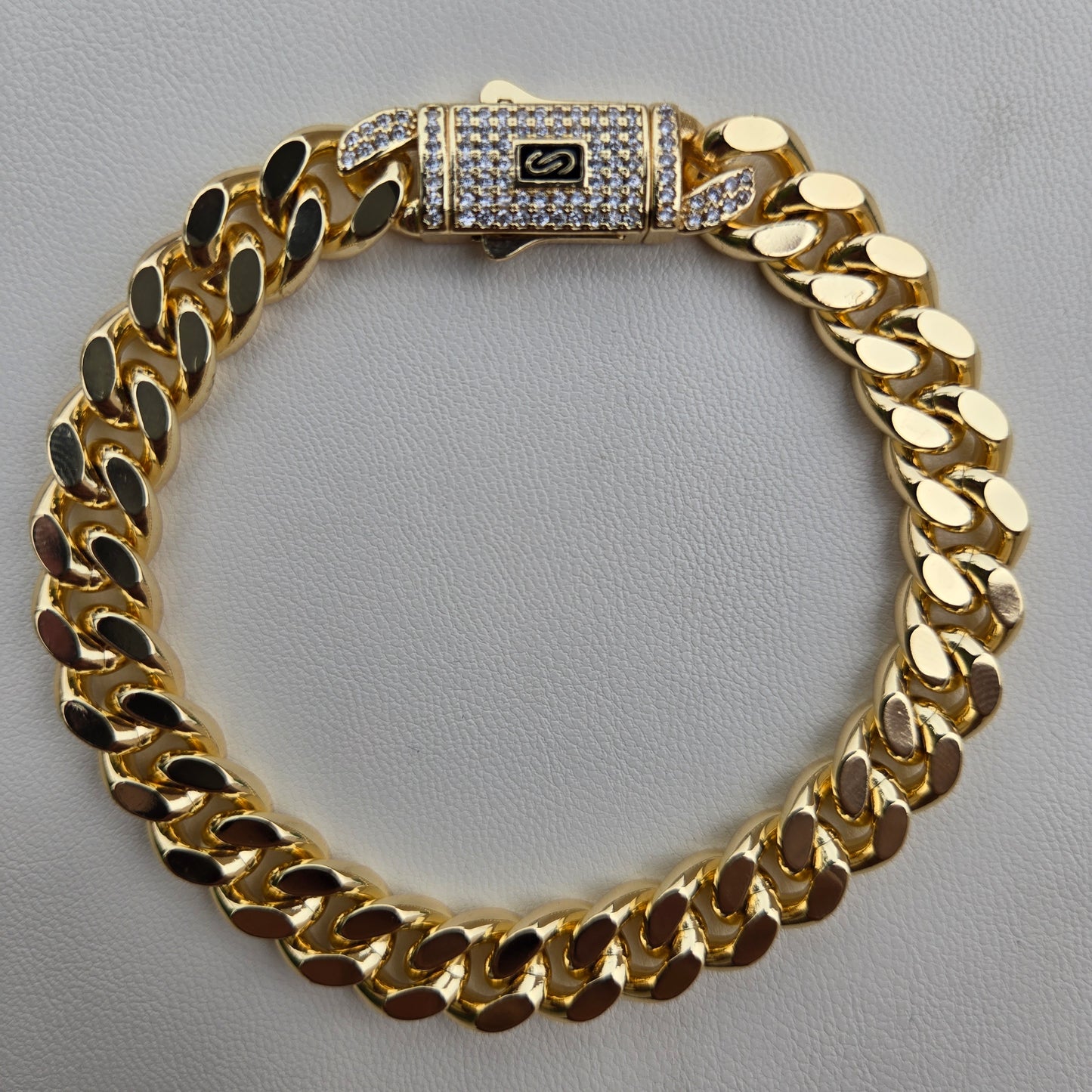 18k Gold Filled Miami Cuban Curb Chain Bracelet