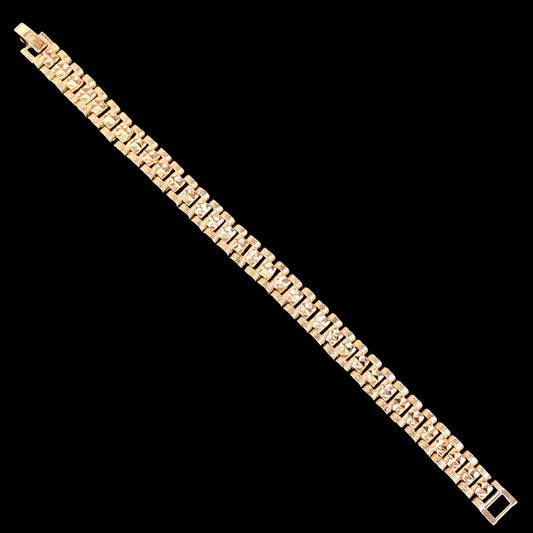 18k Gold Filled Rolex Style Bracelet