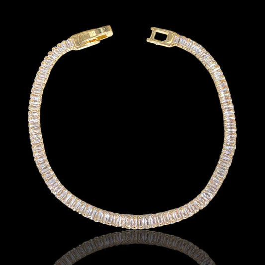18k Gold Filled CZ Tennis Bracelet