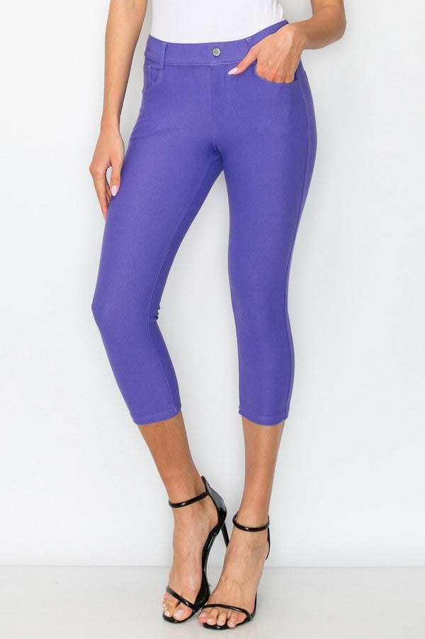 Classic Solid Skinny Jeggings - Very Periwinkle