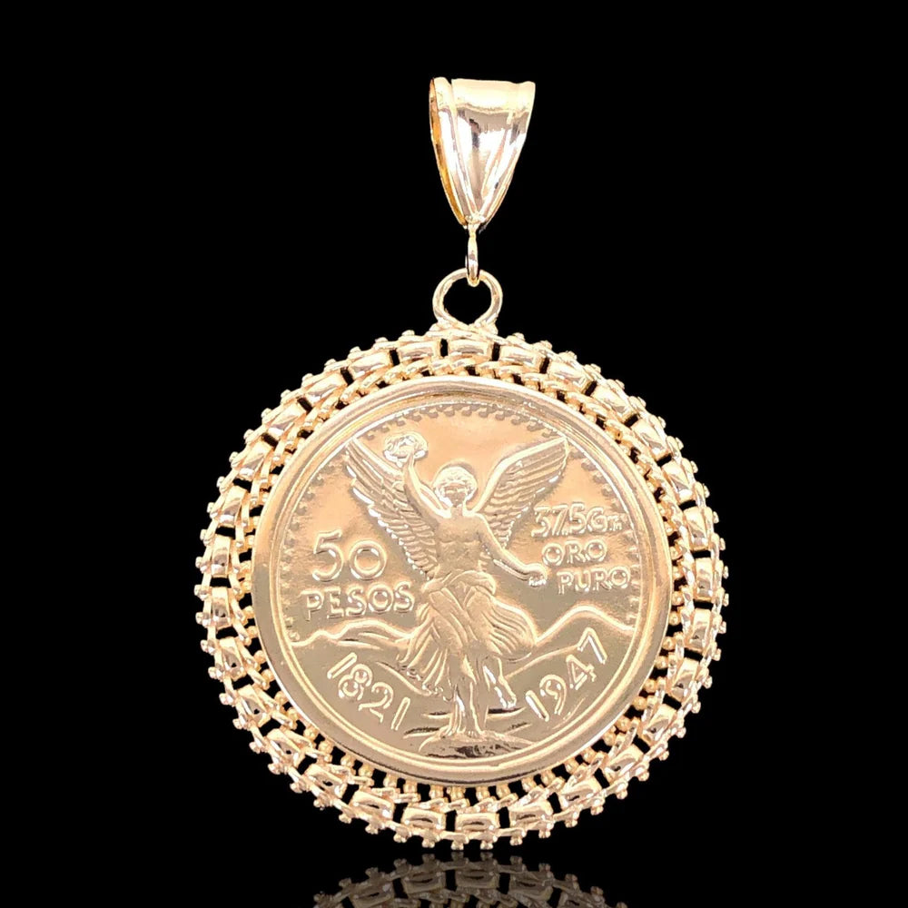 18K Gold Filled Rolex Frame Centanario Pendant
