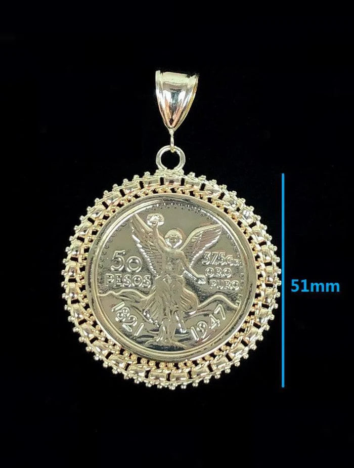 18K Gold Filled Rolex Frame Centanario Pendant