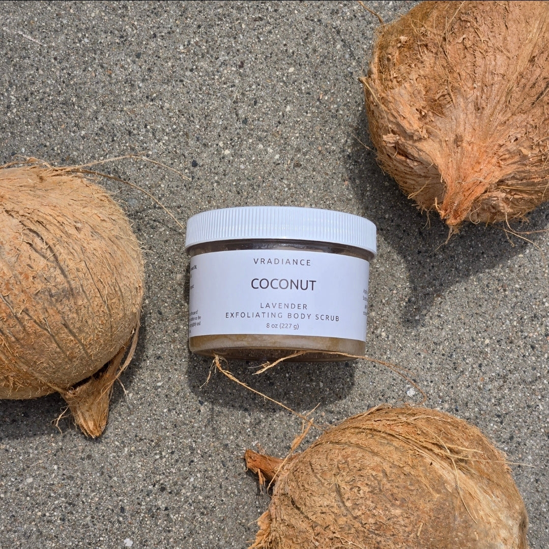 Coconut Lavender Exfoliating Body Scrub