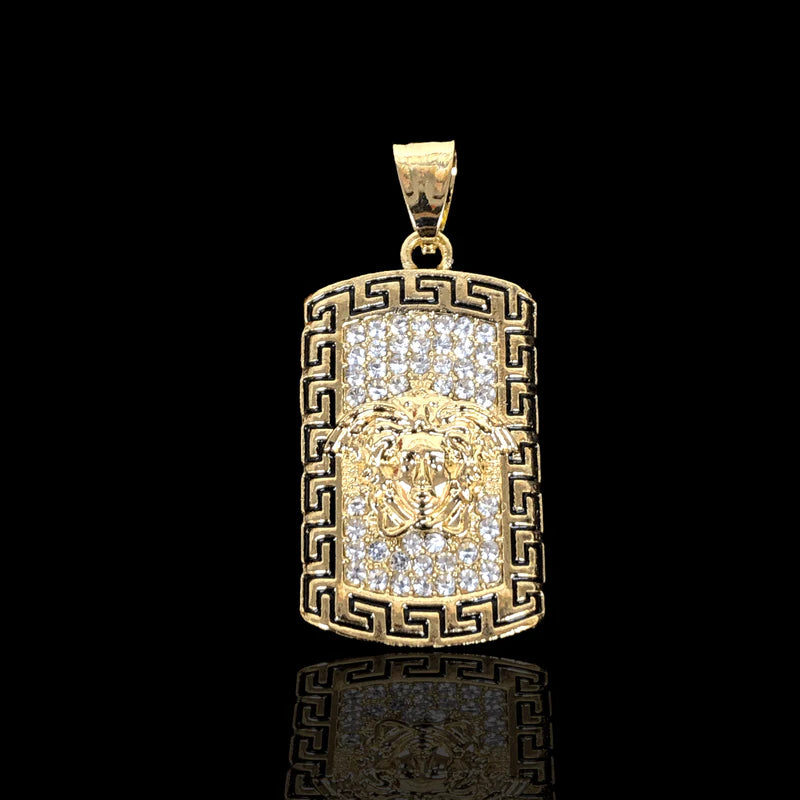 18K Gold Filled Medusa Pendant