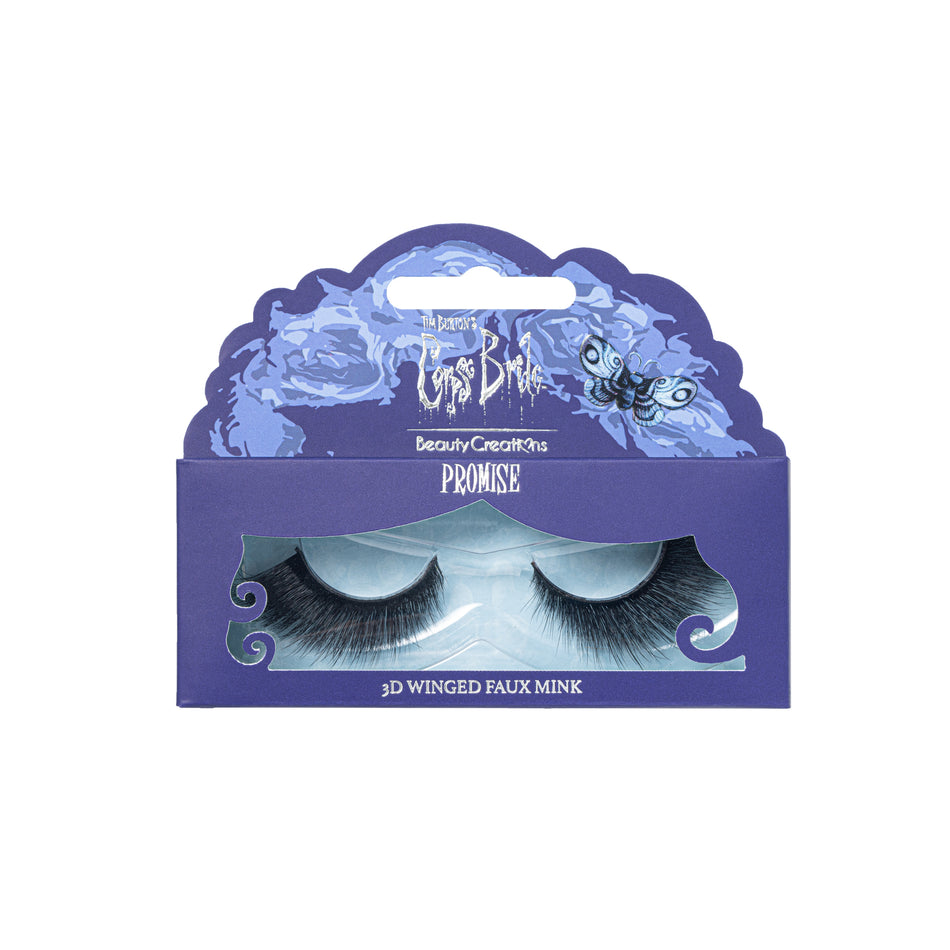 Tim Burton's Corpse Bride X Beauty Creations "Promise" 3D Winged Faux Mink (Lashes)