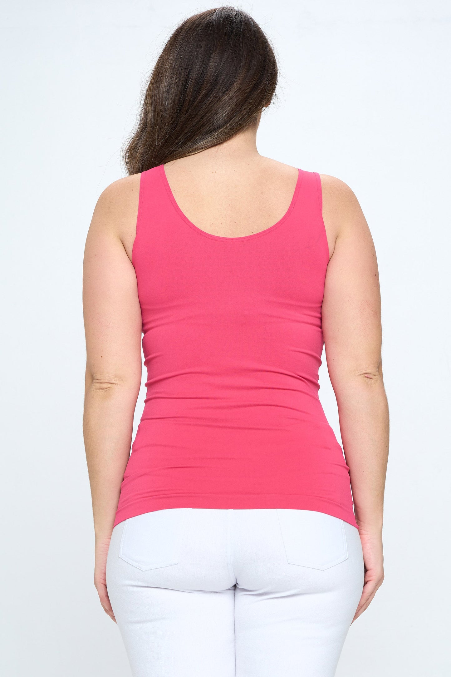 Women's V or U Neckline Reversible Seamless Tank