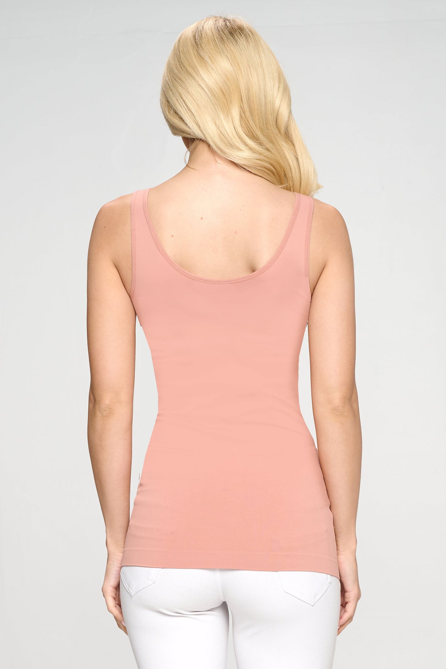 Women's V or U Neckline Reversible Seamless Tank