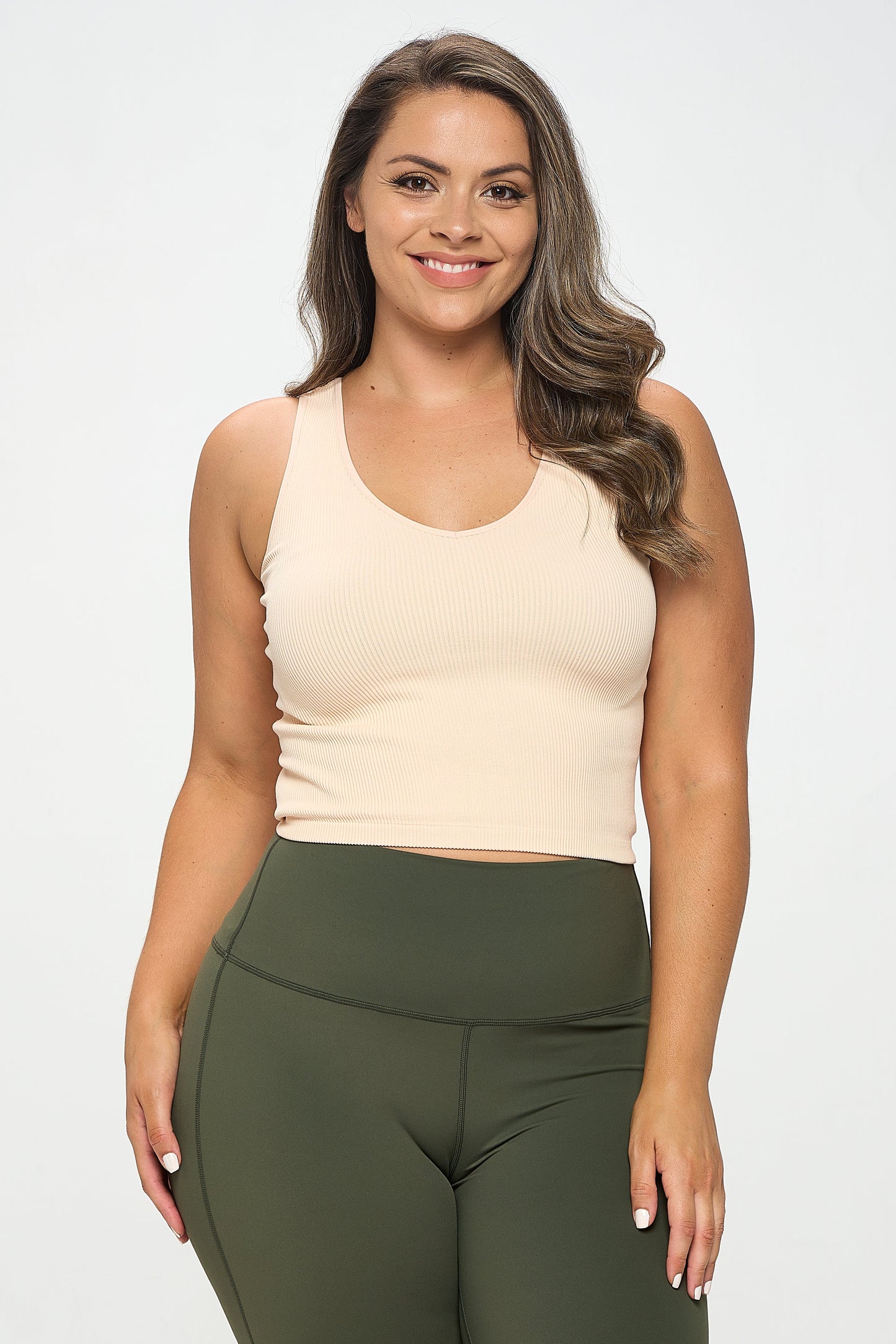 Women's Reversible Ribbed Seamless Tank