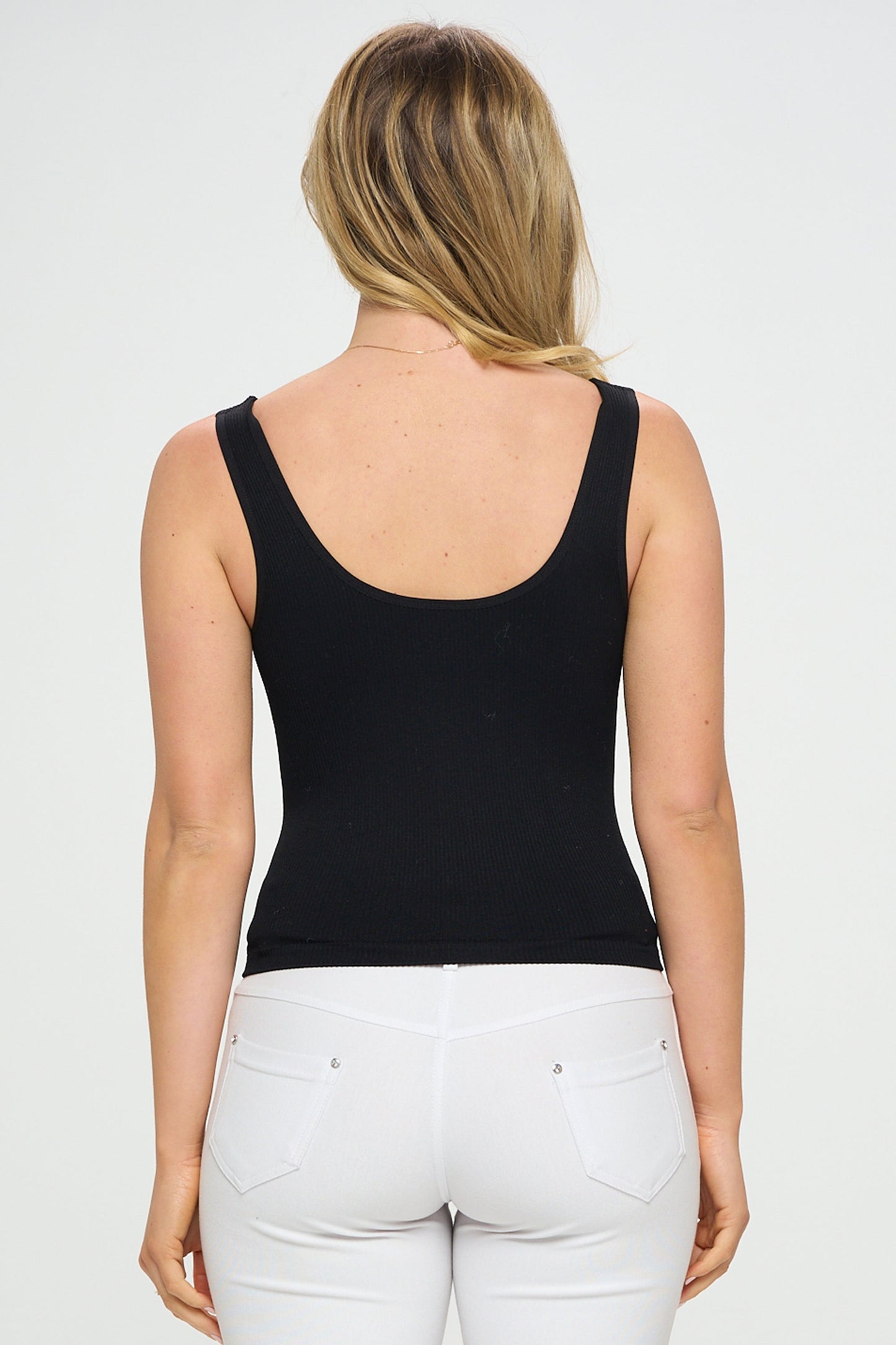 Women's Reversible Ribbed Seamless Tank