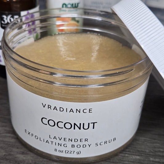 Coconut Lavender Exfoliating Body Scrub