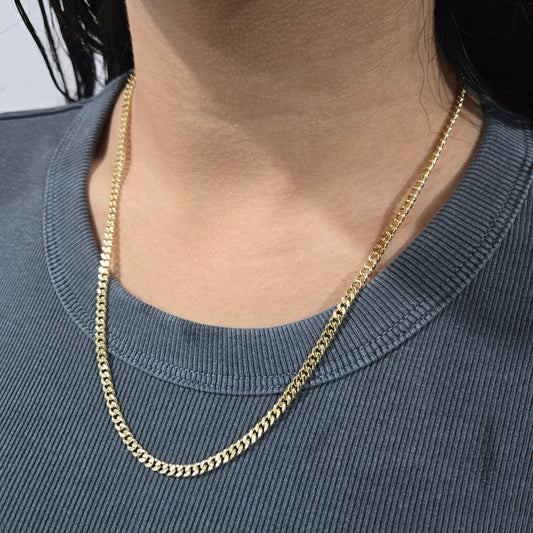 18k Gold Filled Cuban Link Chain 3.5mm