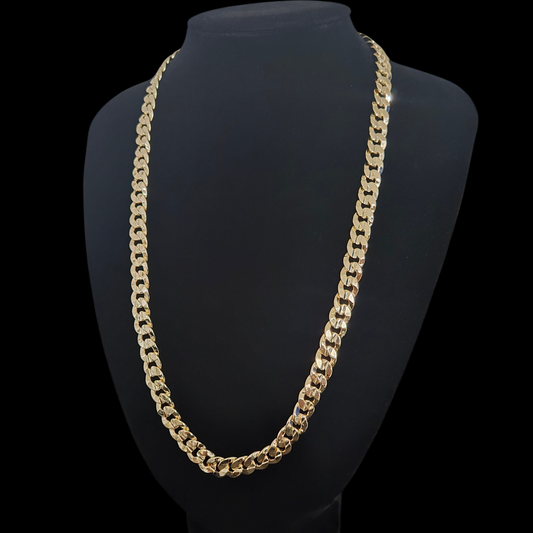 18k Cuban Link Chain 9mm