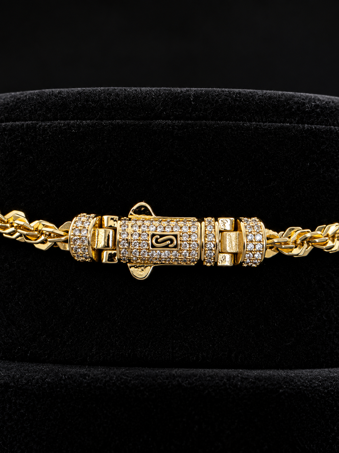 18K Gold-Filled 24" Monaco Rope Chain with CZ Clasp
